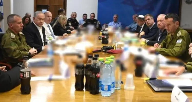 SİYONİST İŞGAL HÜKÜMETİNİN TOPLANTISINDA OLAĞANÜSTÜ GÜVENLİK ÖNLEMLERİ 