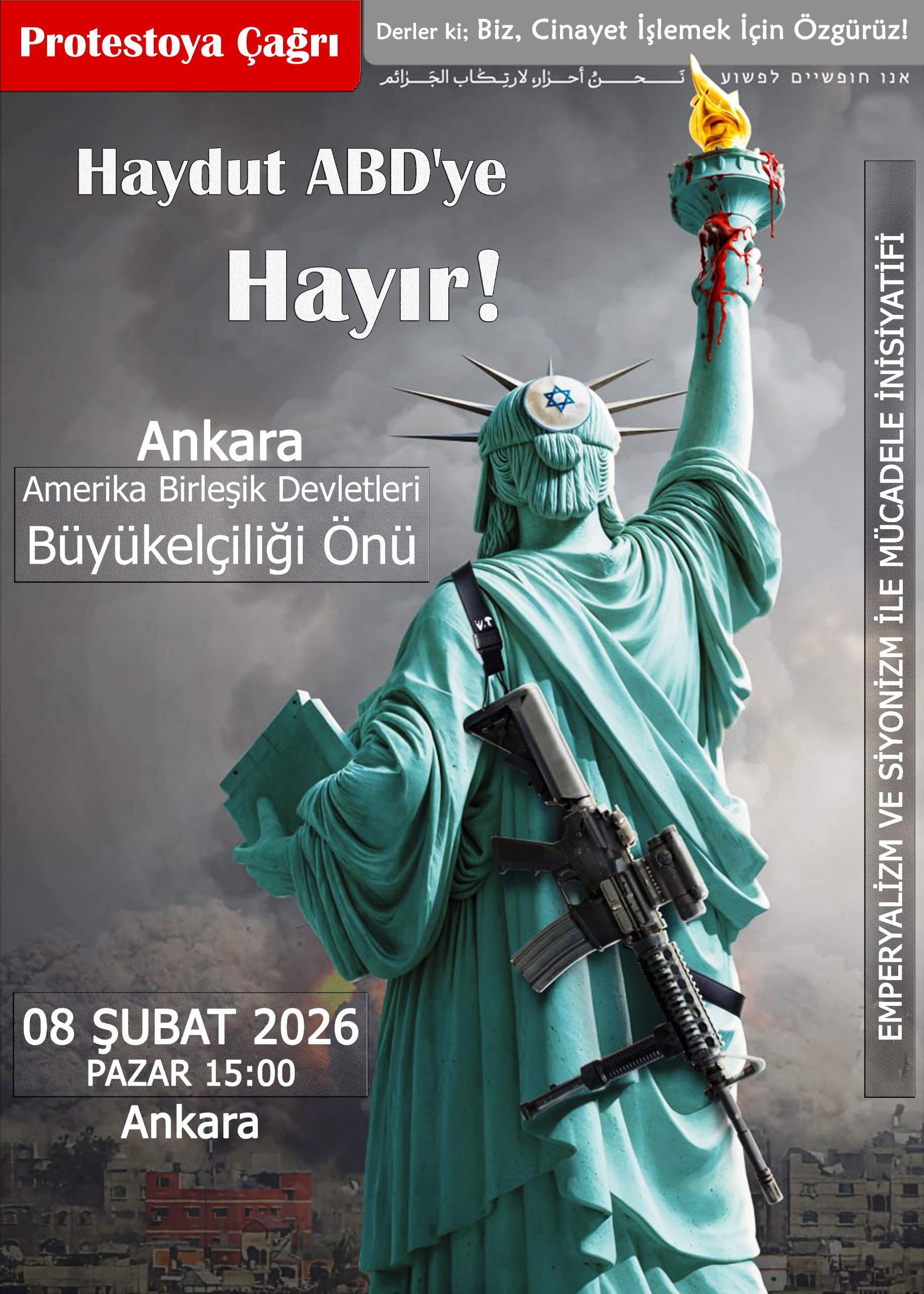 8 ŞUBAT PAZAR GÜNÜ ANKARA