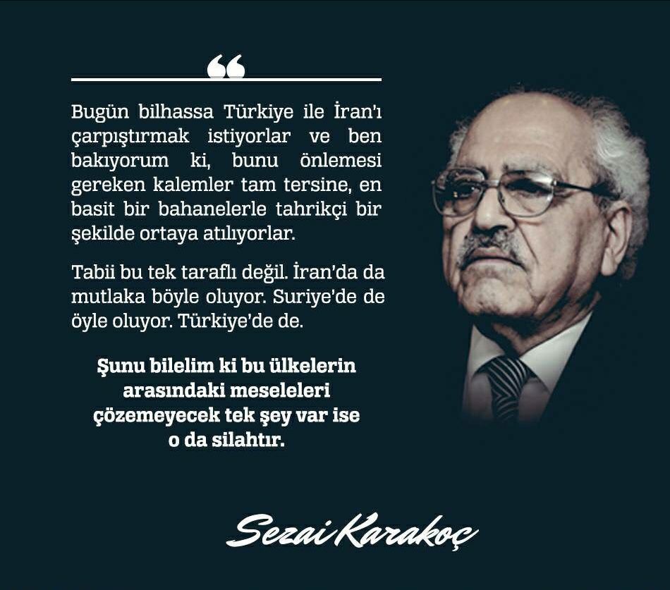 RAHMETLİ SEZAİ KARAKOÇ SURİYE KRİZİNİN İLK GÜNLERİNDE MÜSLÜMAN KAMUOYUNU UYARMIŞTI